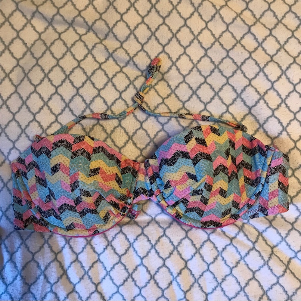 Chevron bikini top
